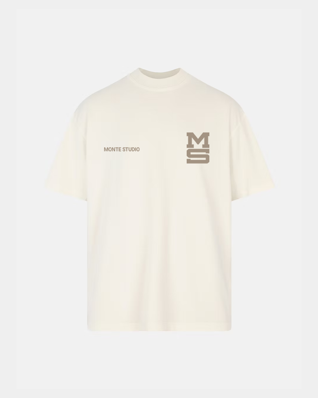 Core Logo Tee Ecru | PRE-ORDER